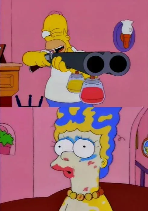 Homer makeup gun