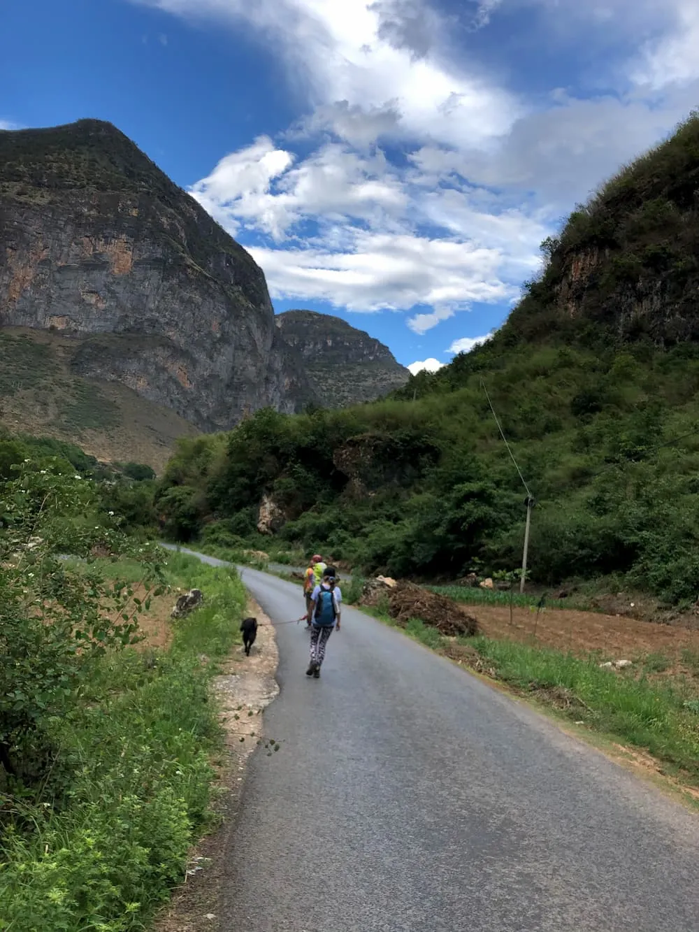 walking to the crag